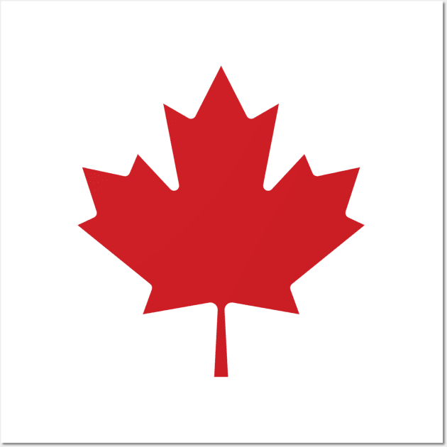 Canada Day Maple Leaf Wall Art by RickandMorty